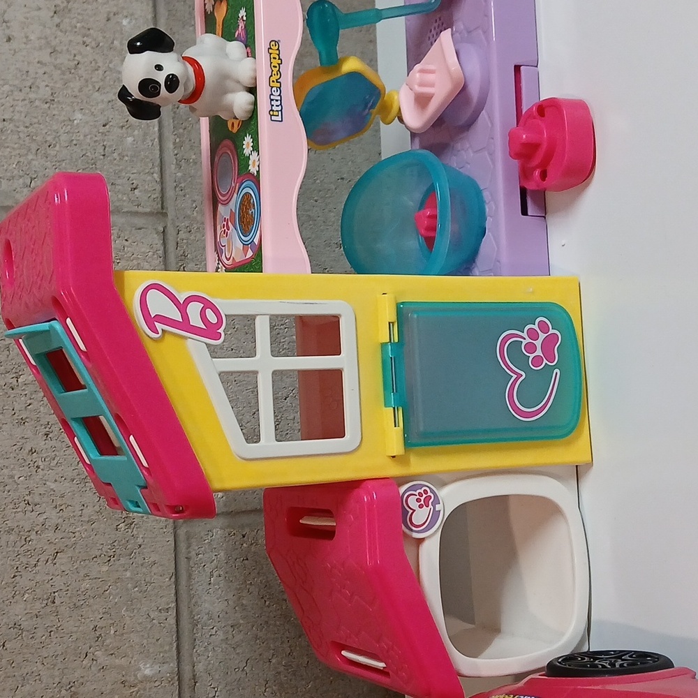 Fisher-Price Little People Barbie House And Car Replacements - Picture 4 of 6
